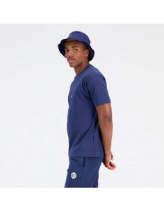 New Balance Ανδρικό T-shirt Μπλε με Στάμπα MT23582NNY 2