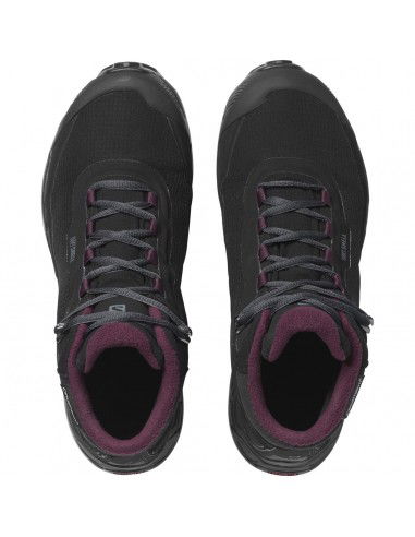 Salomon Shelter CS L41110500 Γυναικεία Ορειβατικά Μποτάκια Αδιάβροχα Black / Ebony / Winetast Salomon Shelter CS L41110500 Γυναικεία Ορειβατικά Μποτάκια Αδιάβροχα Black / Ebony / Winetast