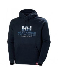 Helly Hansen Ocean Ανδρικό Φούτερ με Κουκούλα Navy Μπλε 30361 597