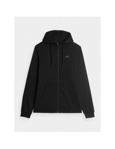 4F Ανδρικό Φούτερ με Κουκούλα Μαύρο 4FAW23TSWSM695-20S