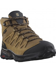 Salomon X Ward Leather Mid GTX 471818 Καμηλό 2