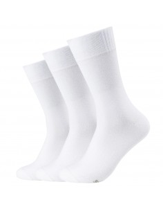 Skechers Ανδρικές Μονόχρωμες Κάλτσες Λευκές 3Pack SK41007-1000