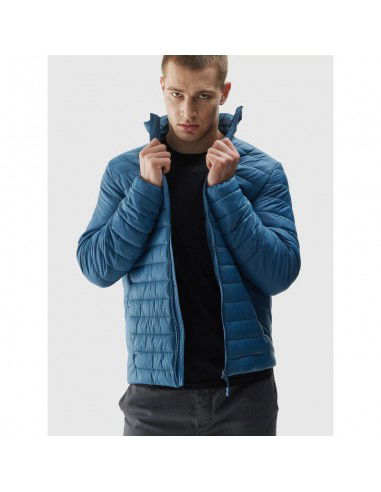 4F Ανδρικό Χειμωνιάτικο Μπουφάν Puffer Μπλε 4FAW23TDJAM239-32S 4F Ανδρικό Χειμωνιάτικο Μπουφάν Puffer Μπλε 4FAW23TDJAM239-32S