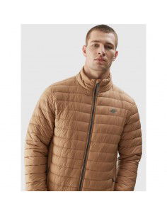 4F Ανδρικό Χειμωνιάτικο Μπουφάν Puffer Καφέ 4FAW23TDJAM239-82S 2