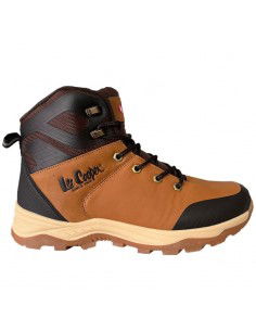 Lee Cooper Καφέ Ανδρικά Μποτάκια Αδιάβροχα LCJ-23-01-2046M