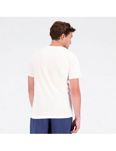 New Balance Ανδρικό Αθλητικό T-shirt Κοντομάνικο Λευκό MT31906WT New Balance Ανδρικό Αθλητικό T-shirt Κοντομάνικο Λευκό MT31906WT
