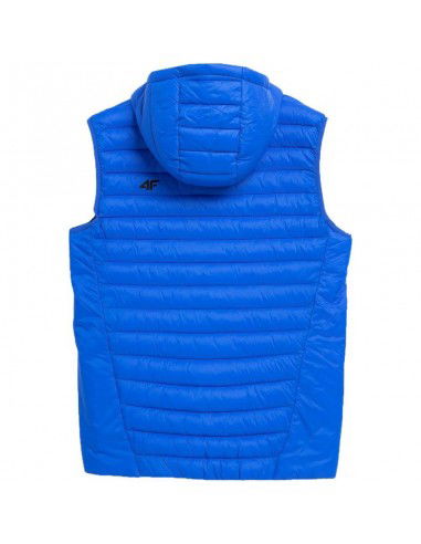 4F Αμάνικο Ανδρικό Μπουφάν Puffer Μπλε 4FAW23TVESM063-36S 4F Αμάνικο Ανδρικό Μπουφάν Puffer Μπλε 4FAW23TVESM063-36S