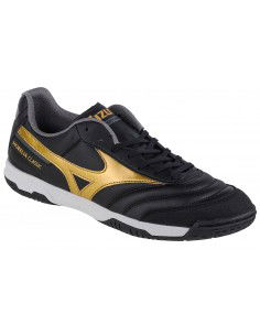 Mizuno Morelia IN Q1GA230250 Χαμηλά Ποδοσφαιρικά Παπούτσια Σάλας Μαύρα