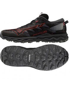 Mizuno Wave Daichi 7 GTX J1GJ225601 Ανδρικά Αθλητικά Παπούτσια Running Μαύρα Αδιάβροχα με Μεμβράνη Gore-Tex 2