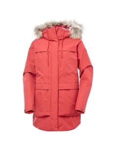 Helly Hansen Κοντό Γυναικείο Μπουφάν Παρκά για Χειμώνα Κόκκινο 54012-101