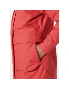 Helly Hansen Κοντό Γυναικείο Μπουφάν Παρκά για Χειμώνα Κόκκινο 54012-101 2