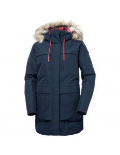 Helly Hansen Κοντό Γυναικείο Μπουφάν Παρκά για Χειμώνα Μπλε 54012-597