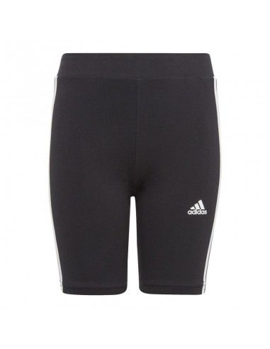 Leggings adidas Essentials 3 Stripes Cotton Bike Tights girls Jr IC3628 Leggings adidas Essentials 3 Stripes Cotton Bike Tights girls Jr IC3628