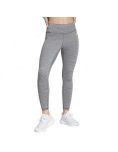 Adidas ESSENTIALS Training Γυναικείο Cropped Κολάν Ψηλόμεσο Γκρι IM0510 2