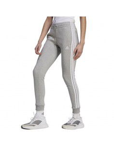 Adidas Παντελόνι Γυναικείας Φόρμας Γκρι Fleece IL3282 2