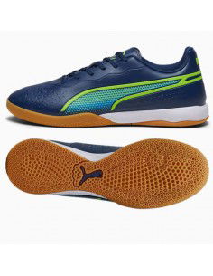 Puma King Match IT 107261-02 Χαμηλά Ποδοσφαιρικά Παπούτσια Σάλας Μπλε