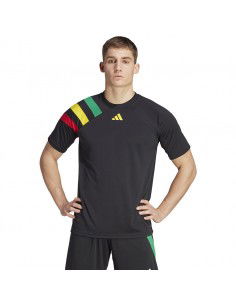Adidas Fortore 23 Ανδρικό Αθλητικό T-shirt Κοντομάνικο Μαύρο IK5737