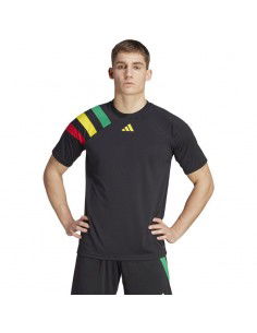 Adidas Fortore 23 Ανδρικό Αθλητικό T-shirt Κοντομάνικο Μαύρο IK5737 2
