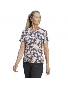 Adidas Own The Run Summer Cooler Γυναικείο Αθλητικό T-shirt Fast Drying Πολύχρωμο HR9968 2