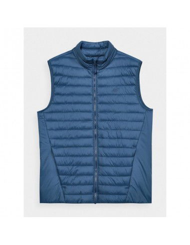 4F Αμάνικο Ανδρικό Μπουφάν Puffer Μπλε 4FAW23TVESM062-32S 4F Αμάνικο Ανδρικό Μπουφάν Puffer Μπλε 4FAW23TVESM062-32S