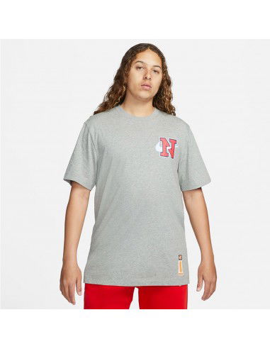 Nike Ανδρικό Αθλητικό T-shirt Κοντομάνικο Γκρι FD1320-063 Nike Ανδρικό Αθλητικό T-shirt Κοντομάνικο Γκρι FD1320-063