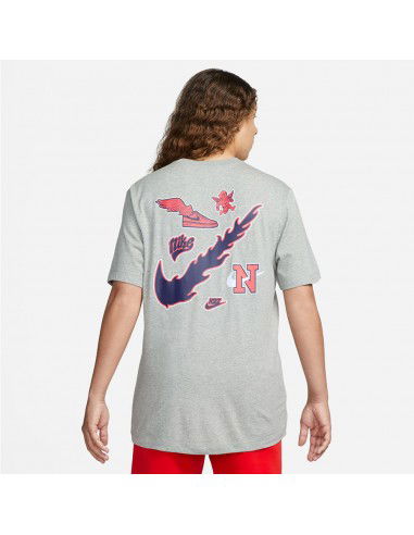 Nike Ανδρικό Αθλητικό T-shirt Κοντομάνικο Γκρι FD1320-063 Nike Ανδρικό Αθλητικό T-shirt Κοντομάνικο Γκρι FD1320-063
