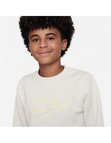 Nike Παιδικό Φούτερ Λευκό FD3182-141 Nike Παιδικό Φούτερ Λευκό FD3182-141