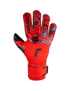 Reusch Attrakt Gold X Evolution Cut Finger Support 5370950-3333 Γάντια Τερματοφύλακα Ενηλίκων Κόκκινα 2