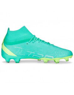 Puma Ultra Pro FG/AG 107240-03 Ψηλά Ποδοσφαιρικά Παπούτσια με Τάπες Τιρκουάζ 2
