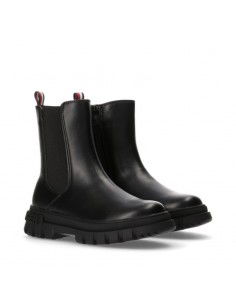 Tommy Hilfiger Παιδικά Μποτάκια με Φερμουάρ Μαύρα T3A5-33058-1355999