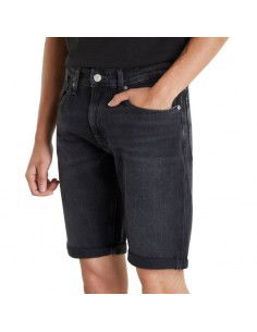Tommy Hilfiger Ανδρική Βερμούδα Τζιν Μαύρη DM0DM12738-1BZ 2