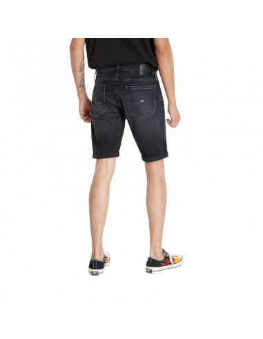 Tommy Hilfiger Ανδρική Βερμούδα Τζιν Μαύρη DM0DM12738-1BZ Tommy Hilfiger Ανδρική Βερμούδα Τζιν Μαύρη DM0DM12738-1BZ