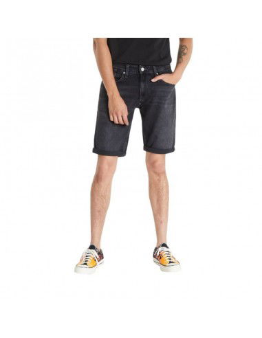 Tommy Hilfiger Ανδρική Βερμούδα Τζιν Μαύρη DM0DM12738-1BZ Tommy Hilfiger Ανδρική Βερμούδα Τζιν Μαύρη DM0DM12738-1BZ