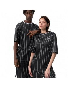 Karl Kani Chest Varsity Pinstripe Mesh Tee Light M 6038524 2