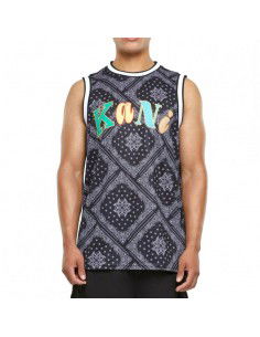 Karl Kani Woven Signature Ανδρική Αθλητική Μπλούζα Αμάνικη Πολύχρωμη 6031440