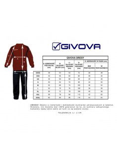 Givova Tuta Visa Σετ Φόρμας με Λάστιχο Navy Μπλε TR018-0403 2