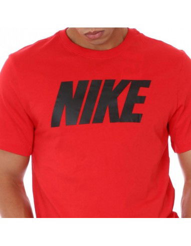 Nike Icon Block Αθλητικό Ανδρικό T-shirt Κόκκινο με Λογότυπο DC5092-657 Nike Icon Block Αθλητικό Ανδρικό T-shirt Κόκκινο με Λογότυπο DC5092-657