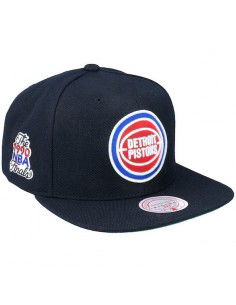 Mitchell Ness NBA Detroit Pistons Top Spot Snapback Hwc Pistons Cap HHSS2976DPIYYPPPBLCK 2