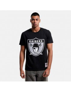 Mitchell Ness NFL Team Logo Tee Oakland Raiders M BMTRINTL1053ORABLCKT 2