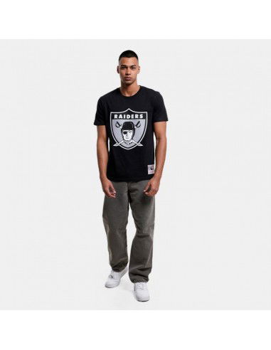 Mitchell Ness NFL Team Logo Tee Oakland Raiders M BMTRINTL1053ORABLCKT Mitchell Ness NFL Team Logo Tee Oakland Raiders M BMTRINTL1053ORABLCKT