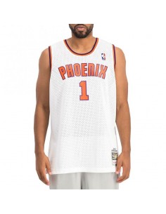Mitchell & Ness SMJY4443-PSU02AHAWHIT Ανδρική Φανέλα Εμφάνισης Μπάσκετ