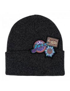 Mitchell Ness Utah Jazz NBA XL Logo Patch Knit Hwc Jazz Cap HCFK4341UJAYYPPPBLCK