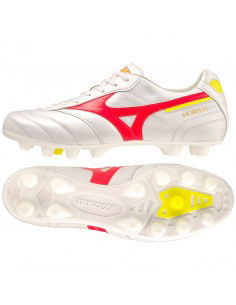 Mizuno Morelia Ii Elite P1GA231264 Χαμηλά Ποδοσφαιρικά Παπούτσια με Τάπες Λευκά 2