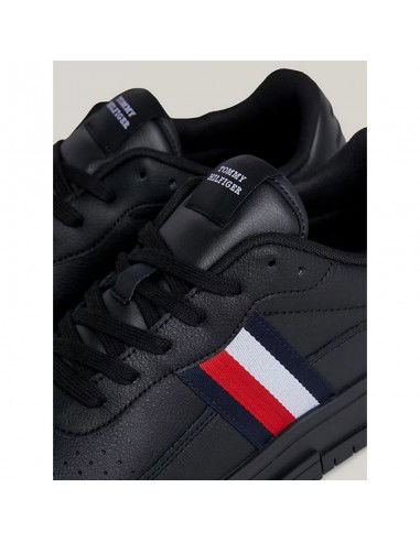 Tommy Hilfiger Ανδρικά Sneakers Μαύρα FM0FM04824-0GQ Tommy Hilfiger Ανδρικά Sneakers Μαύρα FM0FM04824-0GQ