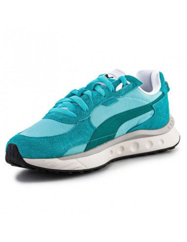 Puma Wild Rider Vintage Γυναικεία Flatforms Sneakers Μπλε 381595-03 Puma Wild Rider Vintage Γυναικεία Flatforms Sneakers Μπλε 381595-03