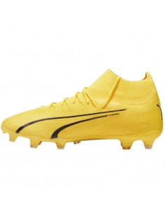 Puma Ultra Pro FG/AG 107422-04 Χαμηλά Ποδοσφαιρικά Παπούτσια με Τάπες Κίτρινα 2