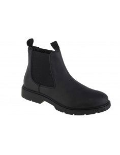 Lumberjack Ghete Chelsea Δερμάτινα Μαύρα Ανδρικά Chelsea Μποτάκια SM97903001H01-CB001