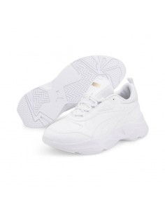Puma Cassia SL Γυναικεία Chunky Sneakers Λευκά 385279-01 2