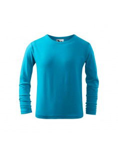 Malfini FitT LS Jr Tshirt MLI12144 turquoise 2