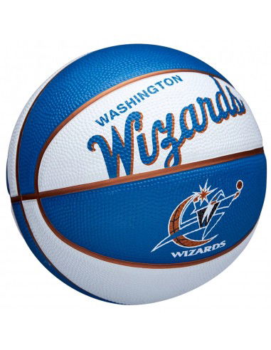 Wilson Team Retro Washington Wizards Mini Μπάλα Μπάσκετ Indoor WTB3200XBWAS Wilson Team Retro Washington Wizards Mini Μπάλα Μπάσκετ Indoor WTB3200XBWAS